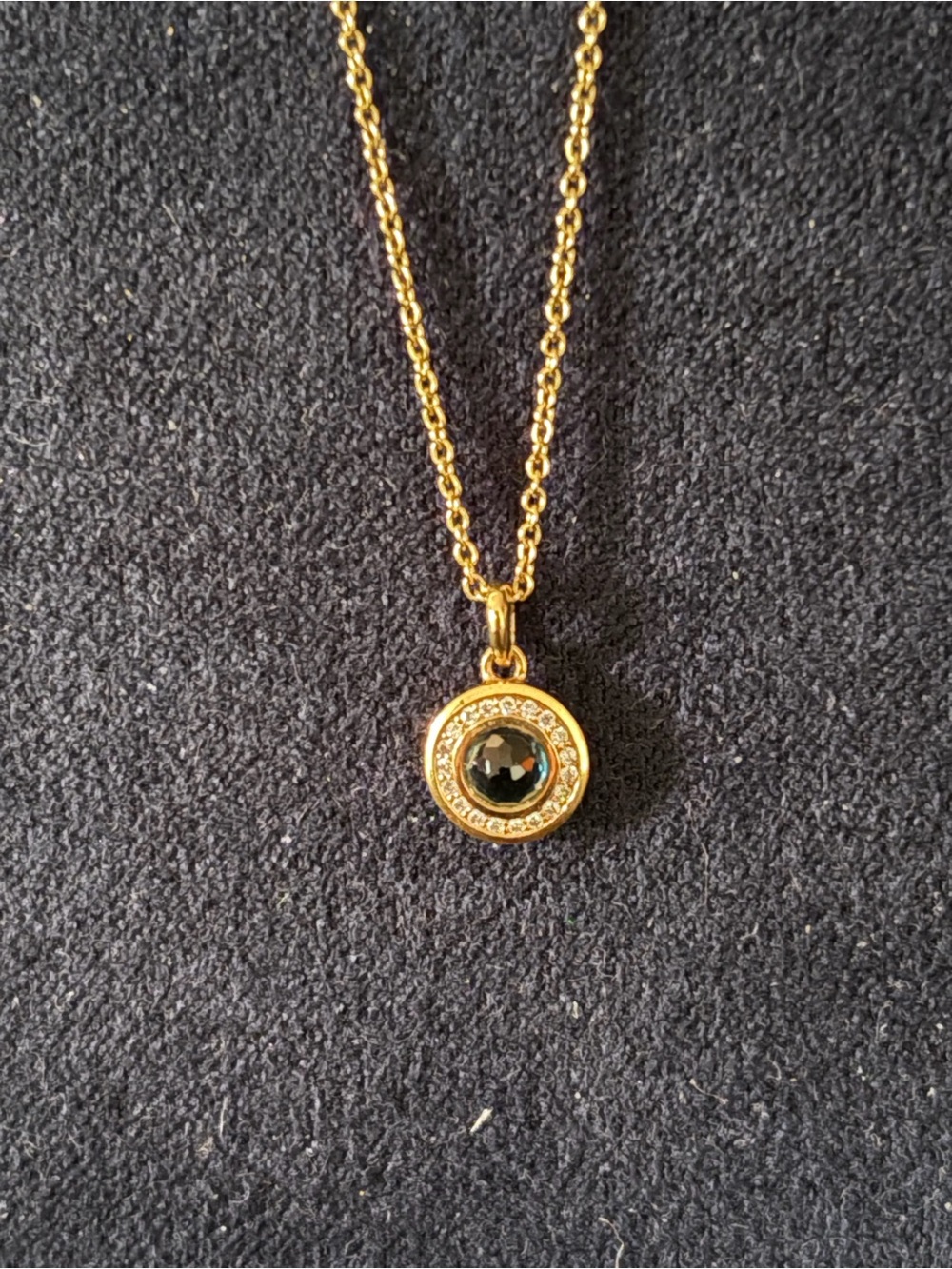 Ippolita Mini Lollipop BN Condition-18k Yellow Gold London Topaz/Diamonds